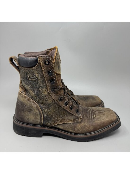 Justin Mens 10 D SE681 Electrical Hazard Protection Square Toe Lace Work Boot main image 7